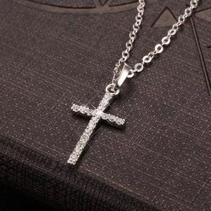 Crystal Cross Necklace